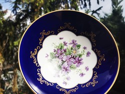 WALLENDORFI KOBALTKÉK IBOLYÁS TÁL