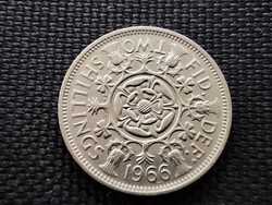Egyesült Királyság 2 Schilling (Florin), 1966 / VF / Nagyon szép!