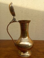24 cm réz  bronz kancsó váza art deco eladó