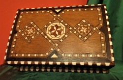 Music box /inlaid wooden box, with Japanese mechanics. Dimensions in the pictures!