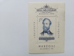 1954. Stamp Day (27.) - Jókai Mór - block**