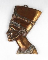 1K826 Egyiptomi fáraó fej dísztárgy 16.5 cm