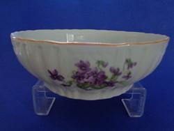 Old Zsolnay violet bowl