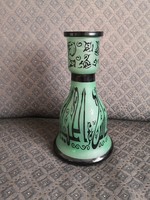 Glass vase with a special art nouveau pattern