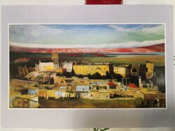 Csontváry Kosztka Tivadar-Baalbek /postatiszta retro képeslap