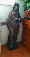 XVI. századi faszobor (125cm)