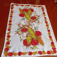 Pure cotton tea towel with printed pattern, tea towel, 62 x 44.5 cm