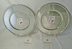 WMF DUPLEX-VERSIEGELUNG Origi újállapotú lefóliázott kerek nagyméretű tükrös tálaló/torta tál