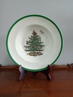 Spode Angol karácsonyi porcelán tányér