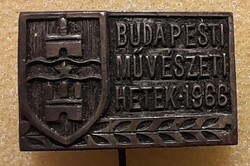 Budapest Art Weeks 1966. Badge, badge. There is mail!!!