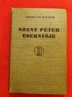 1933. Mikszáth Kálmán :Szent Péter esernyője könyv képek szerint Révai Testvérek