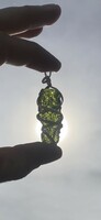 Moldavite pendant with certificate! 12.54 G