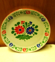 Old Great Plains porcelain serving bowl, cake-dessert plate, Hungarian, large size, diameter 28 cm