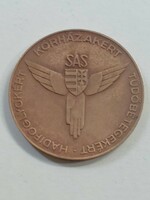 1947. "SAS - Hadifoglyokért, kórházakért, tüdőbetegekért / Siess-Adj-Segíts" bronz emlékérem