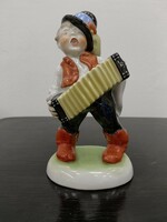 Herend accordion boy 20cm
