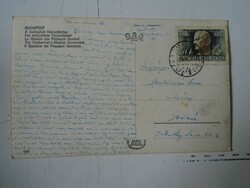 D191124 old postcard - Budapest - fisherman's bastion - nb. Miklós Horthy stamp 1940 peaceful