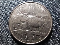 USA 50 State Quarters Észak Dakota 1/4 Dollár 2006 P (id40955)