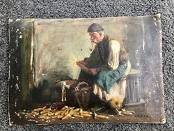Horváth G Andor olaj festmény