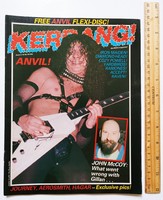 Kerrang magazin #43 1983 Anvil Ramones Journey Hagar Accept Yarbirds Iron Maiden Bryan Adams Raven