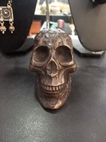 Bronze skull