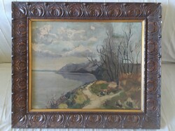 Csallóközi Farkas Lőrincnek tulajdonítva extra keretben, 82 x 70 cm