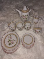 Kahla antique German porcelain set with cake plate, marked, numbered, 23 pcs. No minimum price 1ft