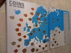 Coins of the World Európai országok pénzei albumban
