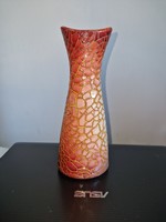 Shrink-glazed vase designed by János Török