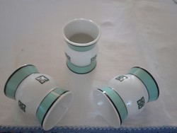 3 porcelain napkin rings. 6X4.5 Cm