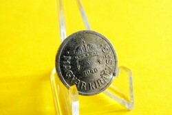 1940 Iron smooth rim 2 pennies rare vintage a unc (hra-3)