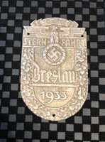 1933 Breslau,  Stern Fahrt Plaque German