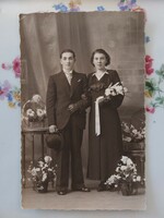 Old wedding photo studio photo
