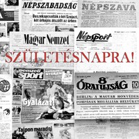 1972 október 21  /  Népszabadság  /  eredeti újság szülinapra. Ssz.:  21308