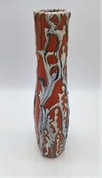 Retro vase, Hungarian applied art ceramics, 22 cm