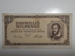 One million milpengő 1946 nice condition