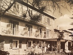Régi képeslap 1959 Hévíz Gyógyfürdő Üdülő fotó levelezőlap