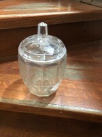 Baroque glass biscuit holder, in beautiful condition, height 20 cm