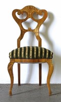 1L038 antique Biedermeier chair with back