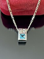 Fabulous silver necklace and pendant