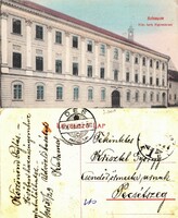 Cluj-Napoca Rome. Cath. Main high school 1908. There is a post office!