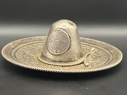 Ezüst mexikói kalap/sombrero