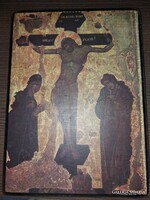 The size of the crucifixion of Jesus is 26x19cm.