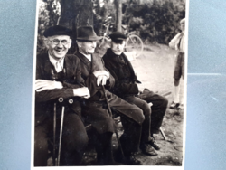 Old photo vintage male photo group photo of cheerful old men