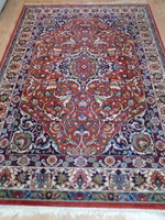 Old thick oriental wool rug in good condition