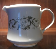 Alföldi milk-colored spout - with a small white flower pattern