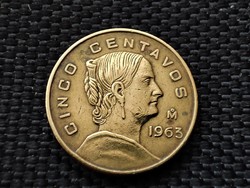 Mexikó 5 centavo, 1963