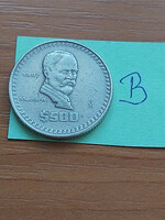 Mexico mexico 500 pesos 1987 mo, copper-nickel, 33th president francisco i. Madero #b