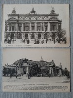 Párizs  ,  Páris  2 db postatiszta képeslap  1920 -30 évek