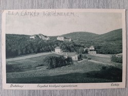 Budakeszi látkép  Erzsébet királyné - szanatórium  1926 képeslap