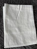 High-Quality White Damask Pillowcase, New Condition